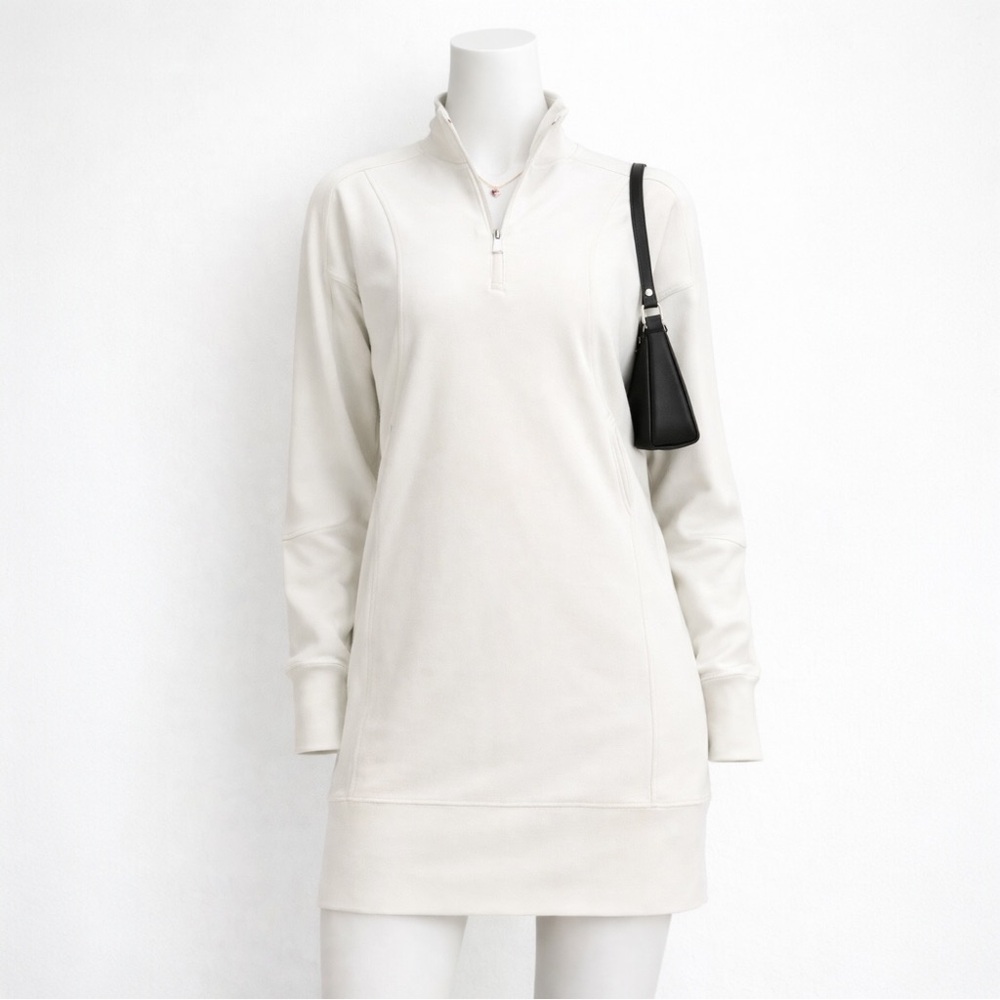 NWOT Lululemon Softstreme Long-Sleeve Half-Zip Dress - Picture 4 of 9
